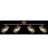 Walton Ceiling Spotlight Bar Matt Coffee Colour  4x E14-6
