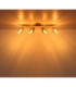 Walton Ceiling Spotlight Bar Matt Coffee Colour  4x E14-7