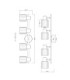 Walton Ceiling Spotlight Bar Matt Coffee Colour  4x E14-9