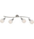 Elliott Ceiling Spotlight Bar Matt Nickel 4x E14 3000K-1
