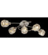 Kris Multi Arm Semi Flush Ceiling Lamp Matt Nickel 5x E14-2