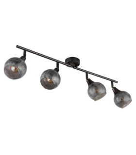 Frosta Ceiling Spotlight Bar Matt Gunmetal 4x E14-2