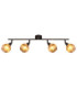Frosta Ceiling Spotlight Bar Matt Gunmetal 4x E14-3
