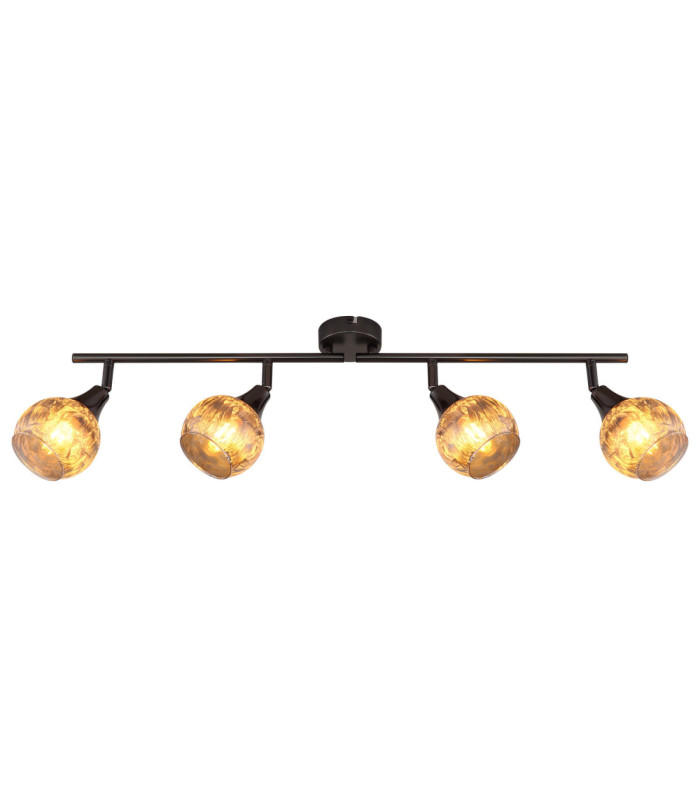 Frosta Ceiling Spotlight Bar Matt Gunmetal 4x E14-3