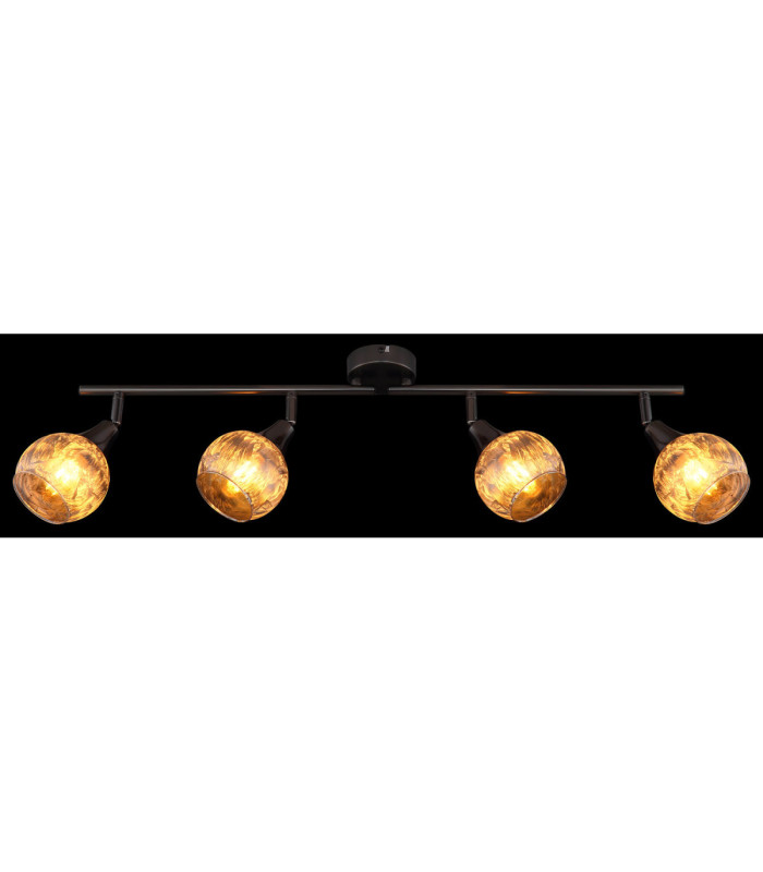 Frosta Ceiling Spotlight Bar Matt Gunmetal 4x E14-7