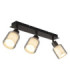 Villegas Ceiling Spotlight Bar Matt Gunmetal 3x E14-1