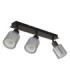 Villegas Ceiling Spotlight Bar Matt Gunmetal 3x E14-2