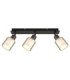 Villegas Ceiling Spotlight Bar Matt Gunmetal 3x E14-3