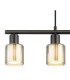 Villegas Bar Pendant Ceiling Light Matt Gunmetal 4x E14-4