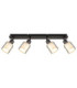 Villegas Ceiling Spotlight Bar Matt Gunmetal 4x E14-3