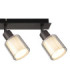 Villegas Ceiling Spotlight Bar Matt Gunmetal 4x E14-5