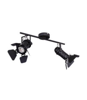 Egon Twin Ceiling Spotlight Black 2x GU10-2