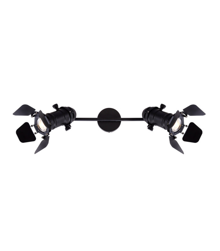 Egon Twin Ceiling Spotlight Black 2x GU10-4