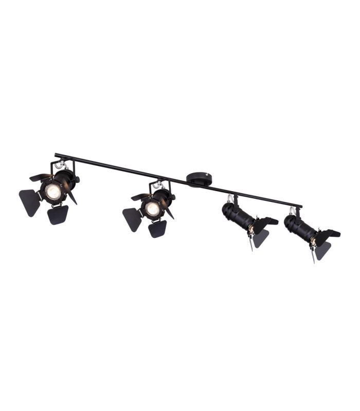 Egon Ceiling Spotlight Bar Black 4x GU10-1
