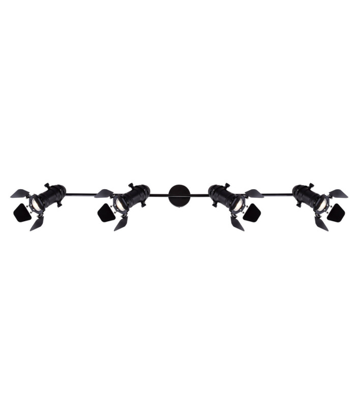 Egon Ceiling Spotlight Bar Black 4x GU10-4