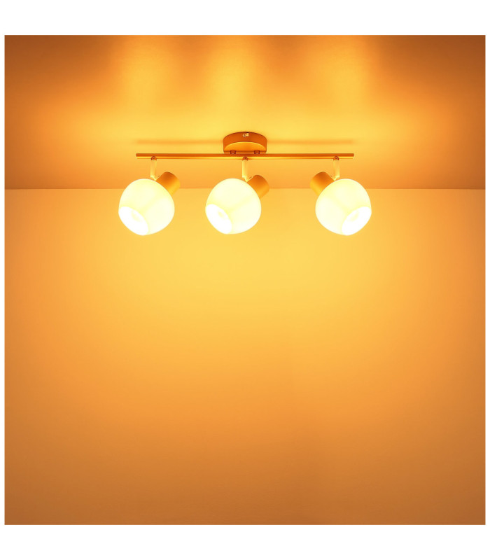 Eileen Ceiling Spotlight Bar Matt Coffee Colour  3x E27-5