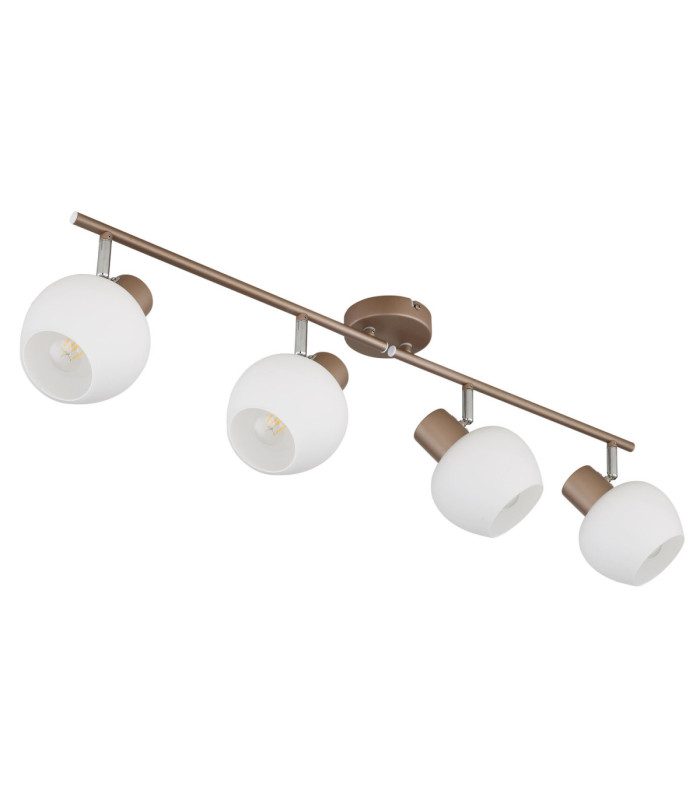 Eileen Ceiling Spotlight Bar Matt Coffee Colour  4x E27-2