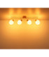 Eileen Ceiling Spotlight Bar Matt Coffee Colour  4x E27-5