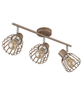 Olin Ceiling Spotlight Bar Matt Coffee Colour  3x E27-2