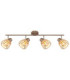 Olin Ceiling Spotlight Bar Matt Coffee Colour  4x E27-3