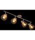 Olin Ceiling Spotlight Bar Matt Coffee Colour  4x E27-5