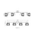 Olin Ceiling Spotlight Bar Matt Coffee Colour  4x E27-9