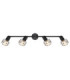 Xara I Ceiling Spotlight Bar Black 4x E14-4