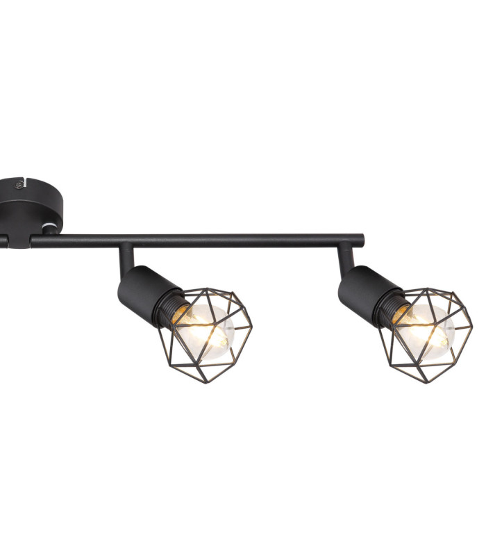 Xara I Ceiling Spotlight Bar Black 4x E14-5