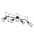 Xara I Ceiling Spotlight Bar Black 4x E14-9