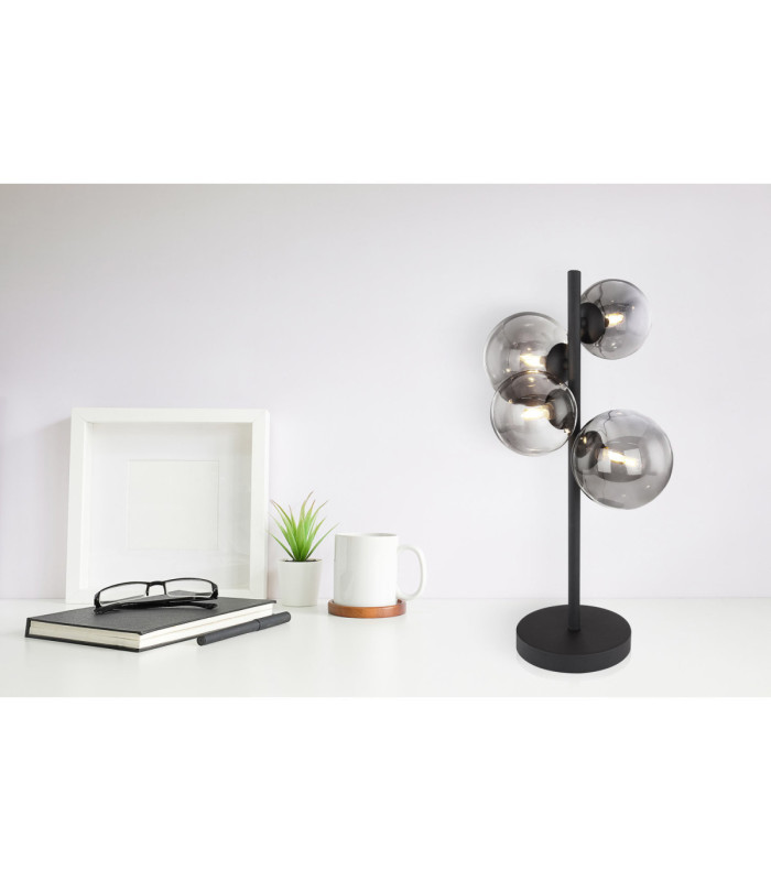 Riha Globe Table Lamp Matt Black 4x G9 3000K-6
