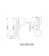 Riha Globe Wall Lights Matt Black 2x G9-8