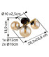 Riha Globe Ceiling Light Matt Black Amber Glass Shades 3x G9 3000K-9