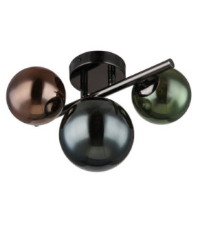 Riha Globe Ceiling Light Matt Grey 3x G9 3000K-2