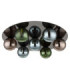 Riha Globe Ceiling Light Gunmetal 7x G9 3000K-2