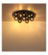 Riha Globe Ceiling Light Gunmetal 7x G9 3000K-4