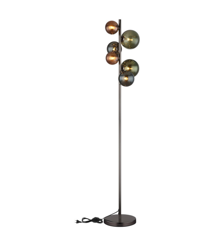 Riha Multi Arm Floor Lamp Matt Grey 6x G9 3000K-4