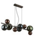 Riha Bar Pendant Ceiling Light Matt Grey 9x G9 3000K-2