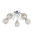Kordula Multi Arm Semi Flush Ceiling Lamp Chrome 5x E14-1