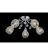 Kordula Multi Arm Semi Flush Ceiling Lamp Chrome 5x E14-2