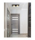 Raymond Twin Integrated Led Semi Flush Ceiling Light Matt Black 3000K-6