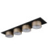 Raymond Quad Integrated Led Semi Flush Ceiling Light Matt Black 3000K-2
