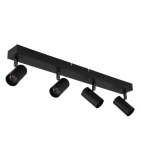 Este Integrated LED Ceiling Spotlight Bar Matt Black 3000K-2
