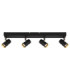 Este Integrated LED Ceiling Spotlight Bar Matt Black 3000K-3