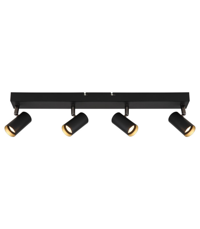 Este Integrated LED Ceiling Spotlight Bar Matt Black 3000K-3