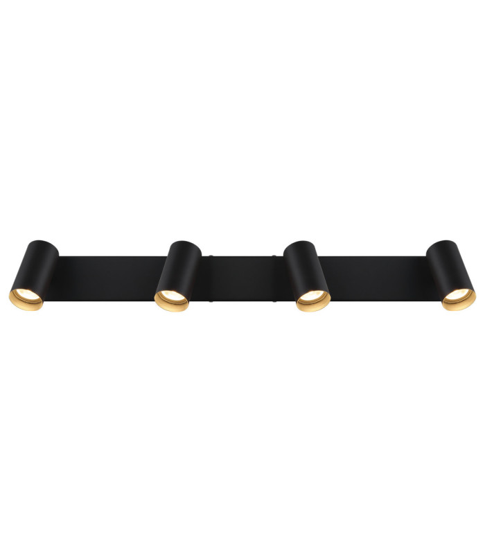 Este Integrated LED Ceiling Spotlight Bar Matt Black 3000K-4