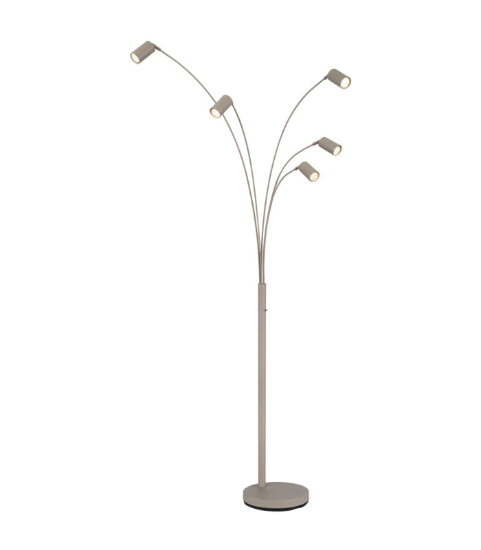 Robby Multi Arm Floor Lamp Matt Sand Colour  5x GU10-1
