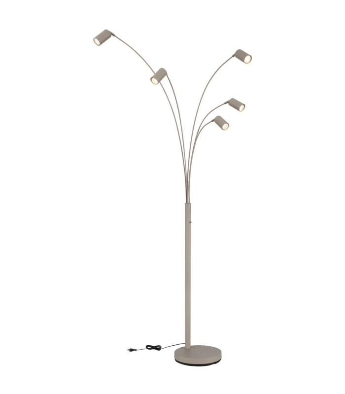 Robby Multi Arm Floor Lamp Matt Sand Colour  5x GU10-4