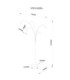 Robby Multi Arm Floor Lamp Matt Sand Colour  5x GU10-7