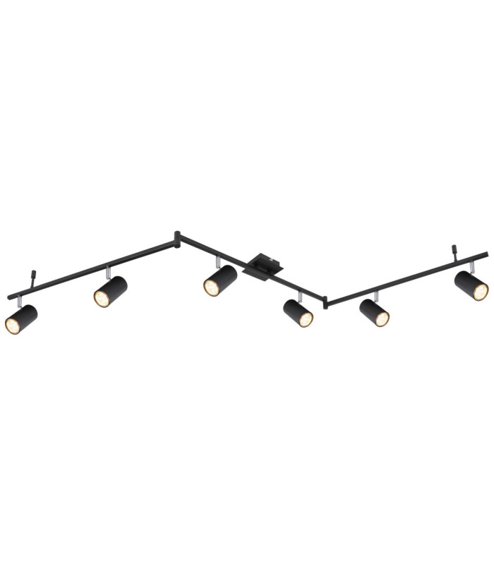 Robby Ceiling Spotlight Bar Matt Black 6x GU10-1