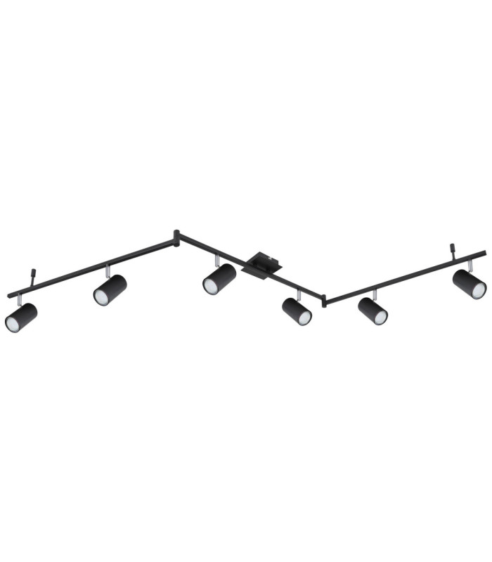 Robby Ceiling Spotlight Bar Matt Black 6x GU10-2